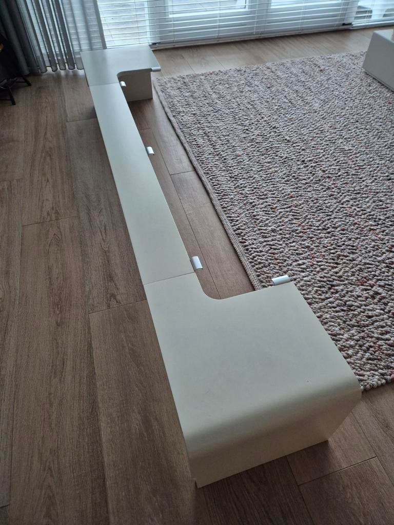 Auping Auronde achterelement voor bed 160 breed, Huis en Inrichting, Slaapkamer | Bedden, Ophalen, Gebruikt, Wit, Tweepersoons