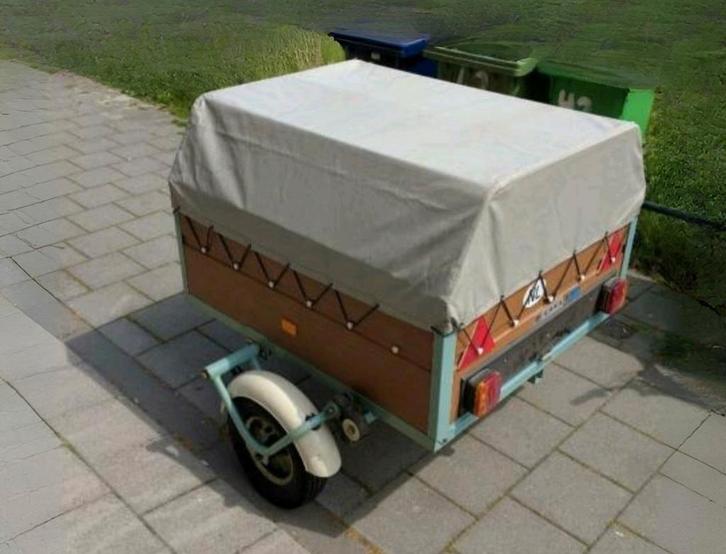 Prachtige Oldtimer aanhanger Erka 571 uit 1970, Auto diversen, Aanhangers en Bagagewagens, Gebruikt, Ophalen