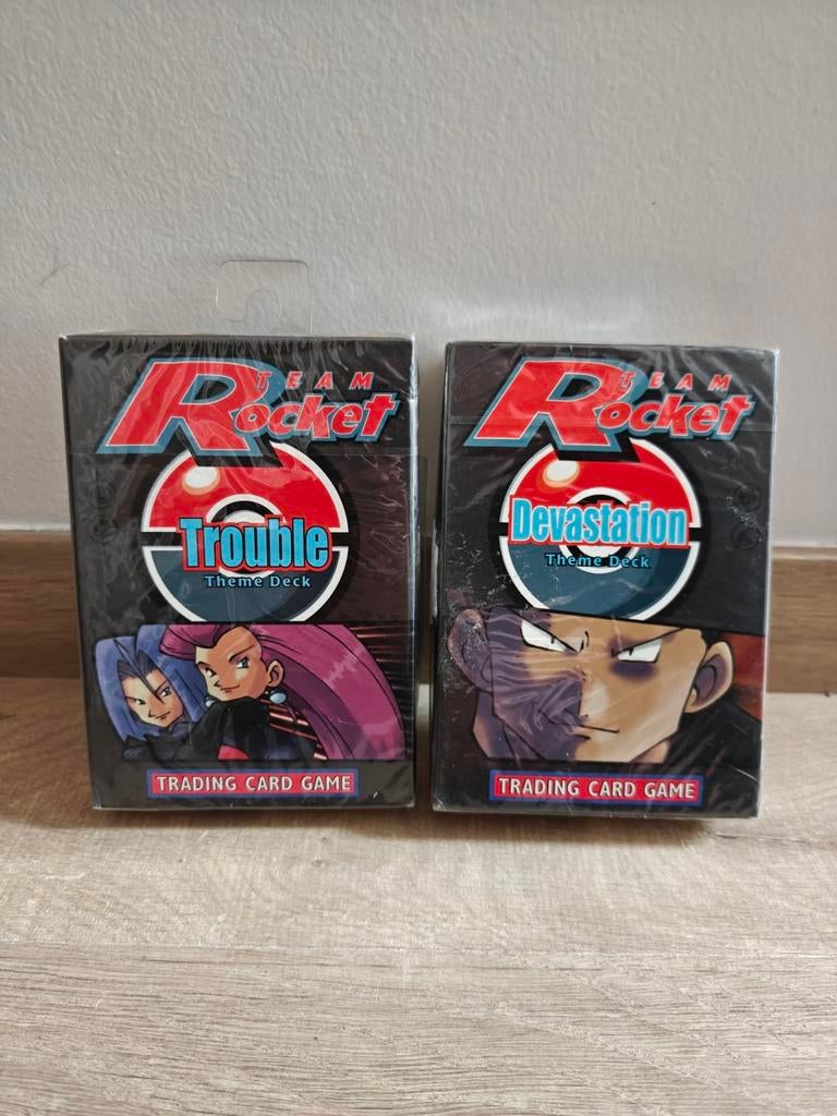 Pokémon team rocket theme decks WOTC, Hobby en Vrije tijd, Verzamelkaartspellen | Pokémon, Ophalen of Verzenden, Zo goed als nieuw