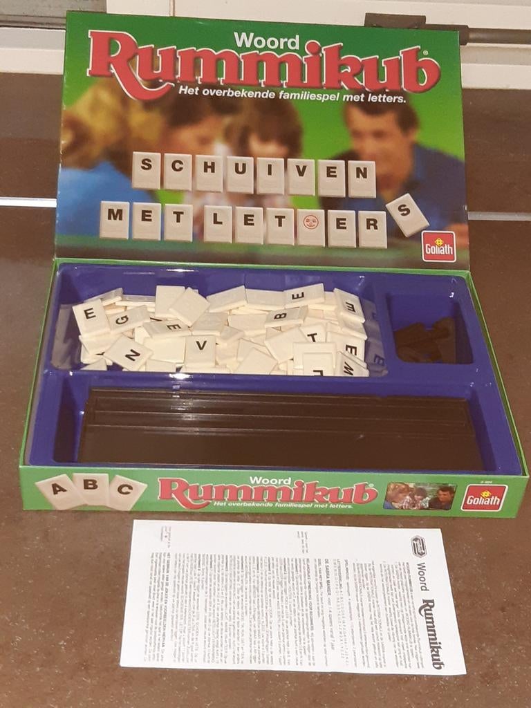 Woord rummikub 1995 uitmuntende staat, Hobby en Vrije tijd, Gezelschapsspellen | Bordspellen, Ophalen of Verzenden, Zo goed als nieuw