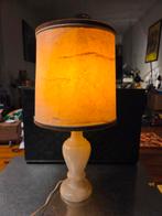 Vintage Albasten Lampvoet met Kap - Hollywood Regency Stijl, Ophalen, Gebruikt, Hollywood Regency, Minder dan 100 cm