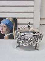 Verzilverde suikerpot van Douwe Egberts,  Herbert Hooijkaas, Antiek en Kunst, Ophalen of Verzenden