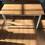 Eettafel (mid-century, teak, uitschuifbaar), Ophalen, Gebruikt, 100 tot 150 cm, Teakhout