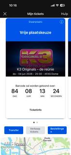 K3 reünie 2 tickets antwerpen, Twee personen