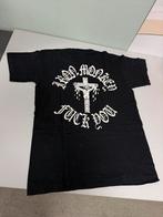 Vintage Iron Monkey T-shirt 90s Zeldzaam 1990 V-Neck Zwart L, Ophalen of Verzenden, Zo goed als nieuw, H, Kleding