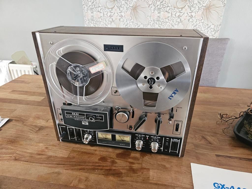 Akai GX-4400D bandrecorder met microfoons, Ophalen, Bandrecorder