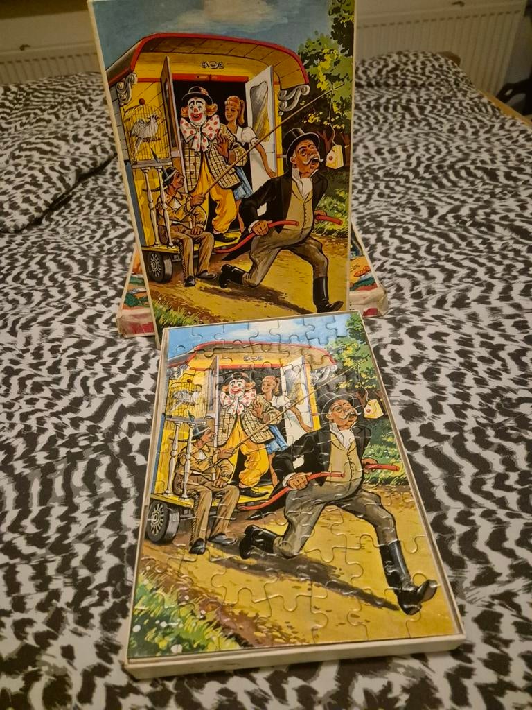 2 Puzzels Roodkapje! En pipo de clown!, Ophalen, Gebruikt