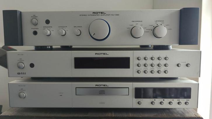 Rotel setje RA-1062 RT-02 RCD-02, Audio, Tv en Foto, Stereo-sets, Zo goed als nieuw, Overige merken, Ophalen