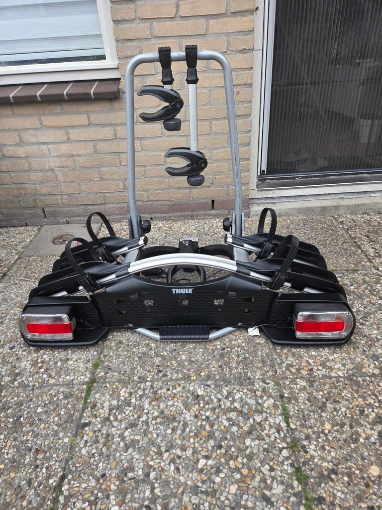 Thule EuroWay G2 921 Fietsendrager+Kantelbaar voor 2 fietsen, Ophalen, Gebruikt