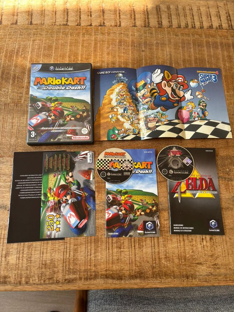 Nintendo gamecube Mario kart double dash en zelda, Spelcomputers en Games, Games | Nintendo GameCube, Racen en Vliegen, Ophalen of Verzenden