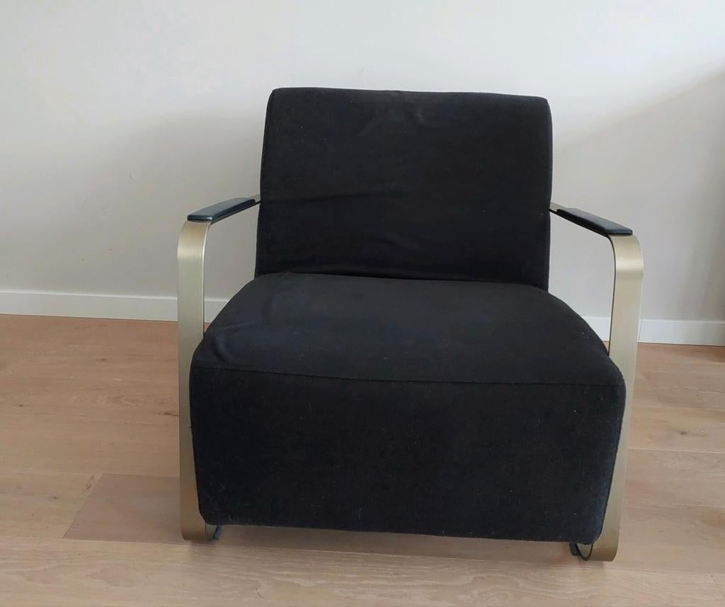 ZUIVER Fauteuil / 2 stuks, Huis en Inrichting, Fauteuils, Ophalen, Gebruikt, 75 tot 100 cm, Stof