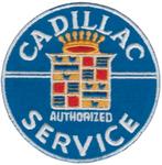 Cadillac Authorized Service stoffen opstrijk patch embleem #, Ophalen of Verzenden, Nieuw, Auto's