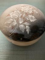 Vintage Italiaans albasten sieradendoosje, handgeschilderd, Antiek en Kunst, Ophalen of Verzenden