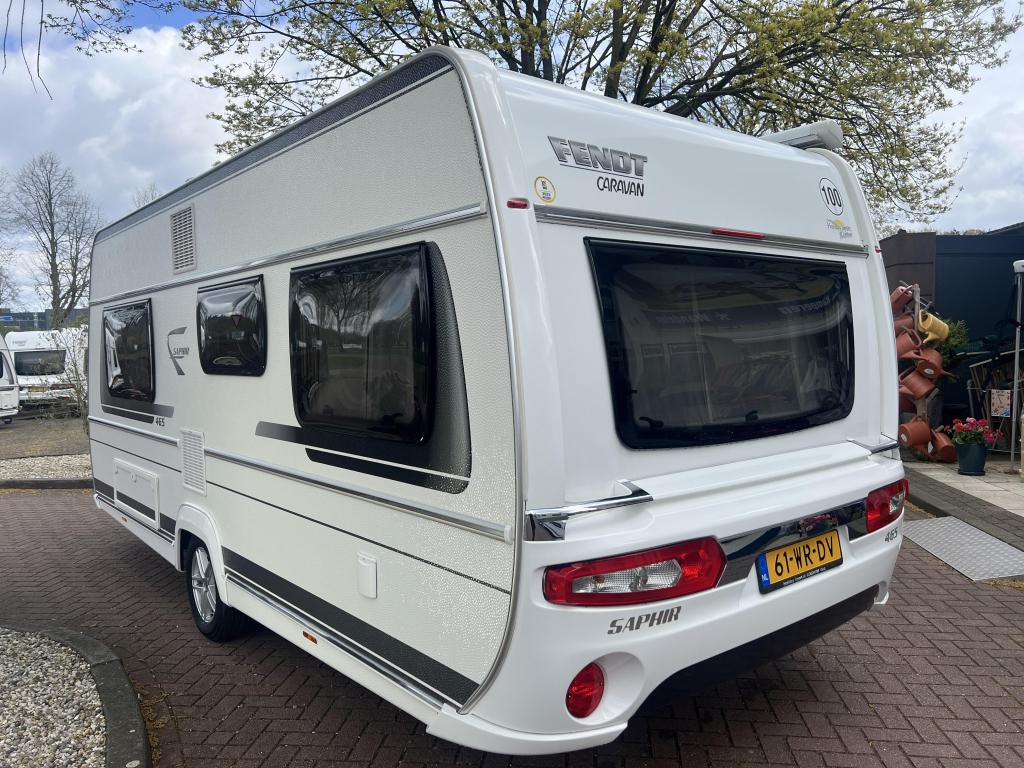 Fendt Saphir 465 SFB Luifel,Fietsendrager, Caravans en Kamperen, Caravans, Rondzit, Bedrijf, Overige typen, Fendt