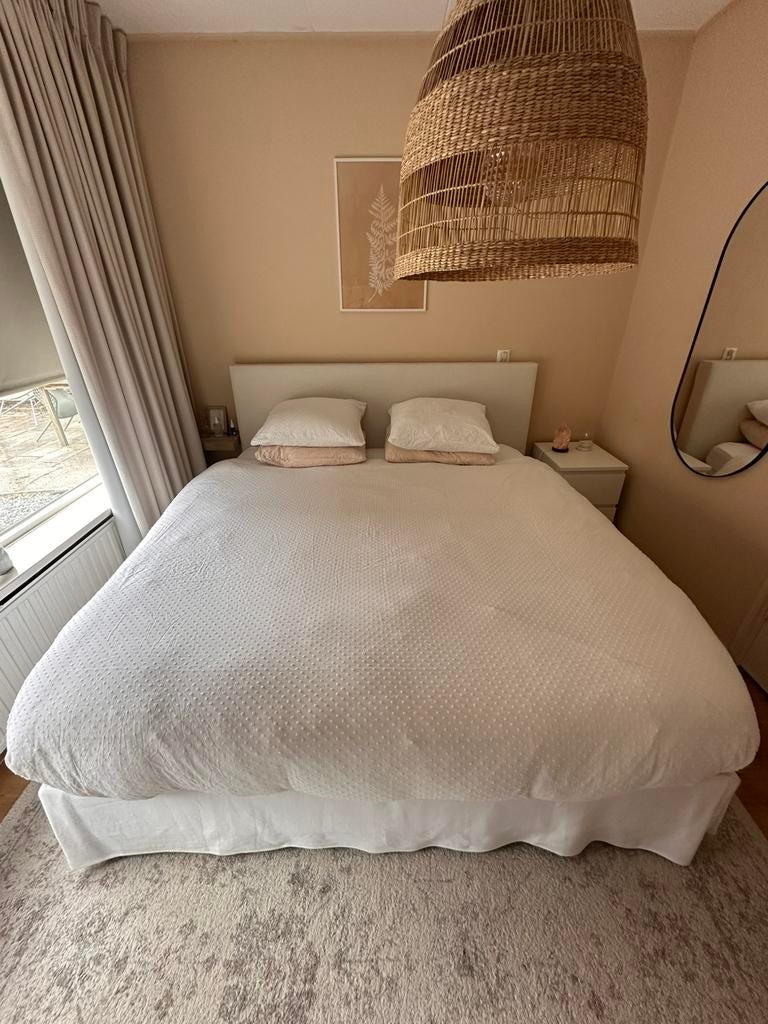 Boxspring 180x200, Ophalen, Gebruikt, Tweepersoons, 180 cm