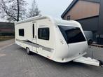 Royale Hobby 560 WLU Enkele bedden incl. luifel evt Voortent, Caravans en Kamperen, Reservewiel, Bedrijf, Treinzit, Tot en met 4
