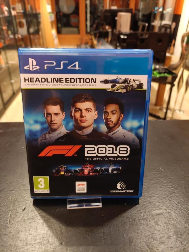 Playstation 4 Game: F1 2018, Spelcomputers en Games, Games | Sony PlayStation 4, Zo goed als nieuw, Racen en Vliegen, 1 speler