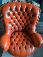 Mooie Chesterfield bank, Ophalen, Gebruikt, Chesterfield, Leer