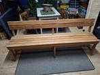 Houten kerkbank / schoolbank / bank  - 200x45x85 cm, Huis en Inrichting, Banken | Bankstellen, Ophalen, Gebruikt, Minder dan 75 cm