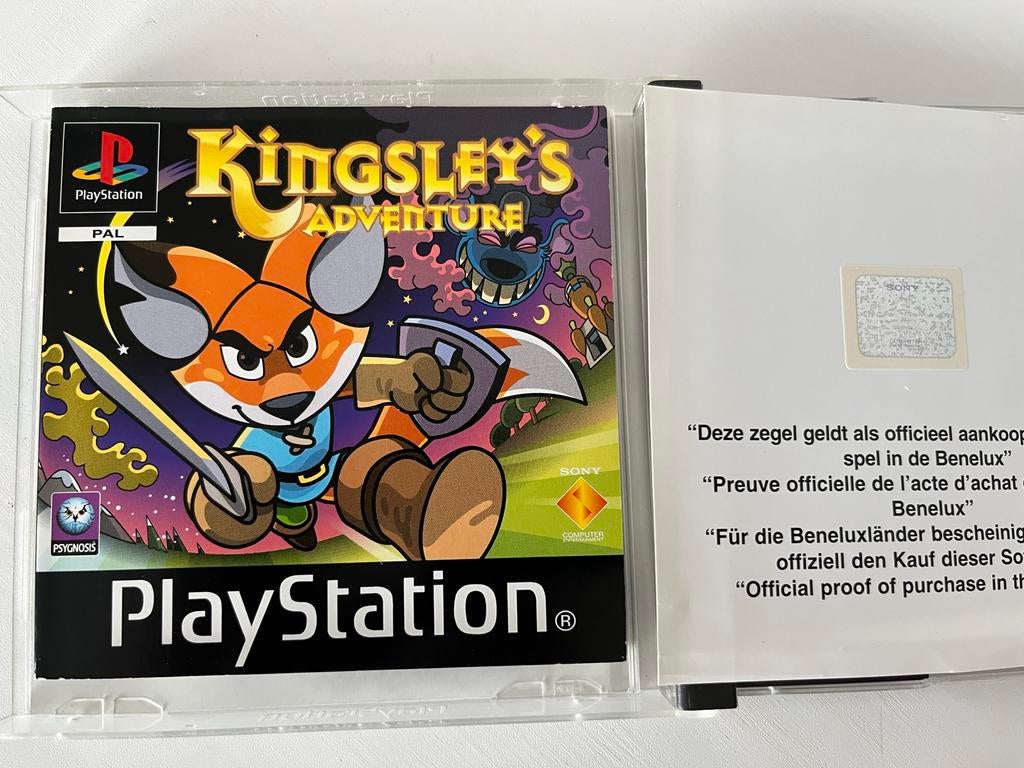 Kingsley's Adventure - PlayStation 1 super netjes!, Spelcomputers en Games, Avontuur en Actie, Gebruikt, G, Ophalen of Verzenden