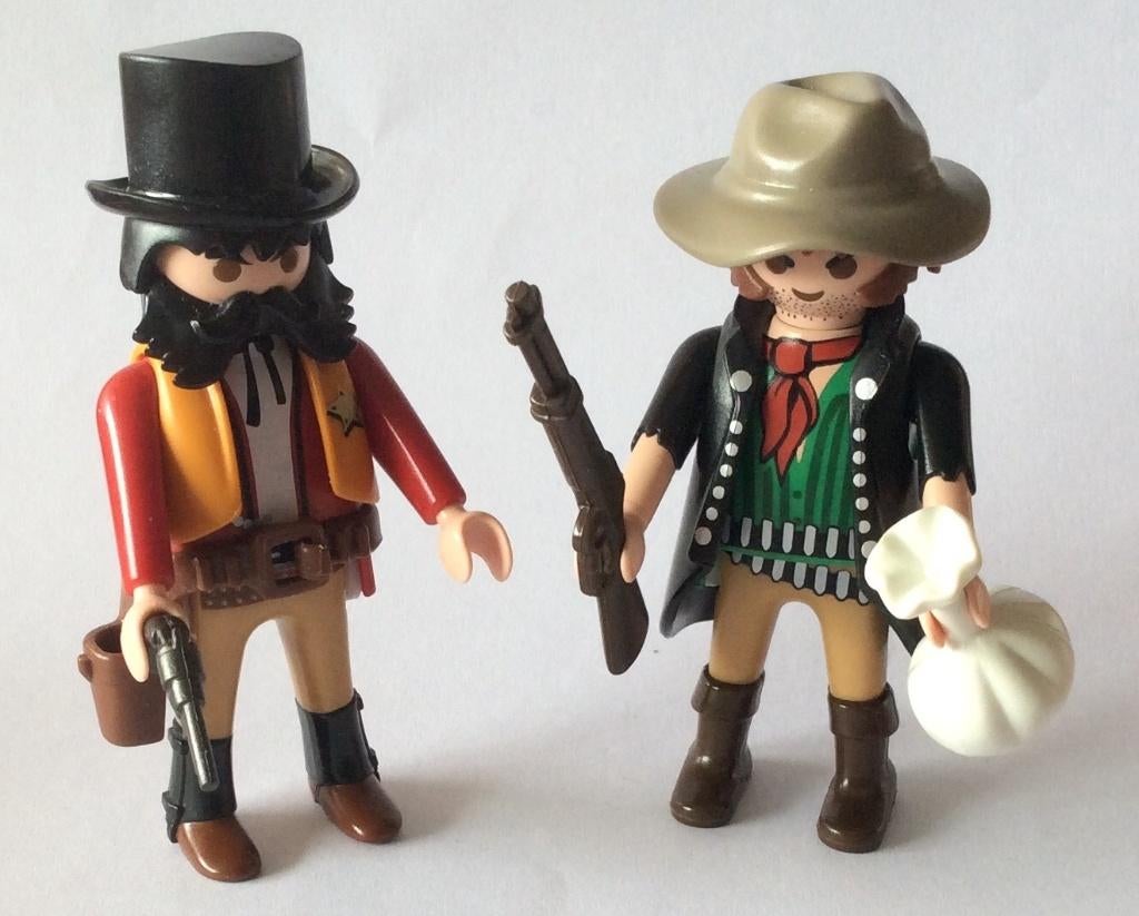 Playmobil 5512 bandiet met sheriff, Ophalen of Verzenden, Gebruikt, Complete set
