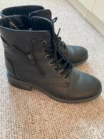 Zwarte leren laarzen 39 scapino, Ophalen of Verzenden, Zo goed als nieuw, Zwart, Hoge laarzen