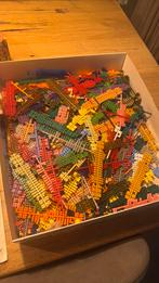 Grote doos ministeck met verschillende formaten grondplaten, Hobby en Vrije tijd, Ministeck, Ophalen of Verzenden, Gebruikt