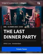MOET WEG The Last Dinner Party AFAS Live, Tickets en Kaartjes, Eén persoon