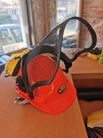 Woodsman Veiligheidshelm met Vizier en Gehoorbescherming, Doe-het-zelf en Verbouw, Veiligheidshelmen, Ophalen of Verzenden, Met vizier