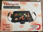 Captain Cook De Luxe Teppan Yaki Tafelgrill 28x28cm, Witgoed en Apparatuur, Ophalen, Gebruikt, Tafelgrill