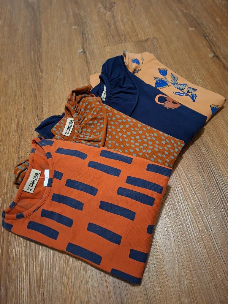 CarlijnQ set van 4 longsleeves, Meisje, Ophalen of Verzenden, Zo goed als nieuw, CarlijnQ
