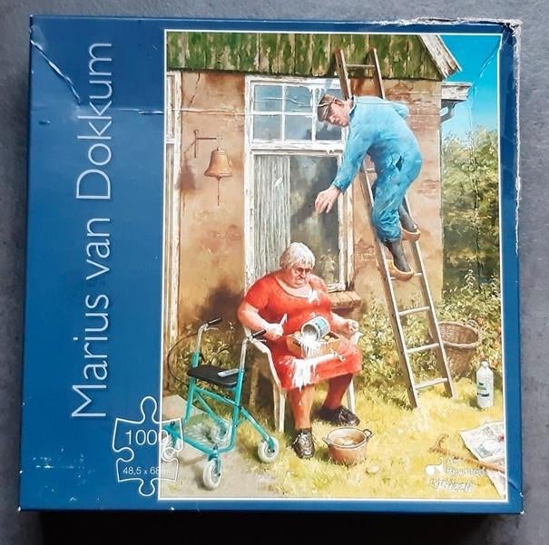 Marius van Dokkum, Doe-het-zelf 1000 stukjes, Hobby en Vrije tijd, Ophalen of Verzenden, 500 t/m 1500 stukjes, Zo goed als nieuw