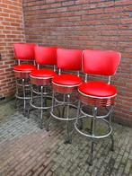 FIFTIES SIXTIES AMERIKAANSE BARKRUKKEN BEL AIR BARTAFEL, Huis en Inrichting, Barkrukken, Ophalen, 5 krukken of meer, 60 tot 90 cm