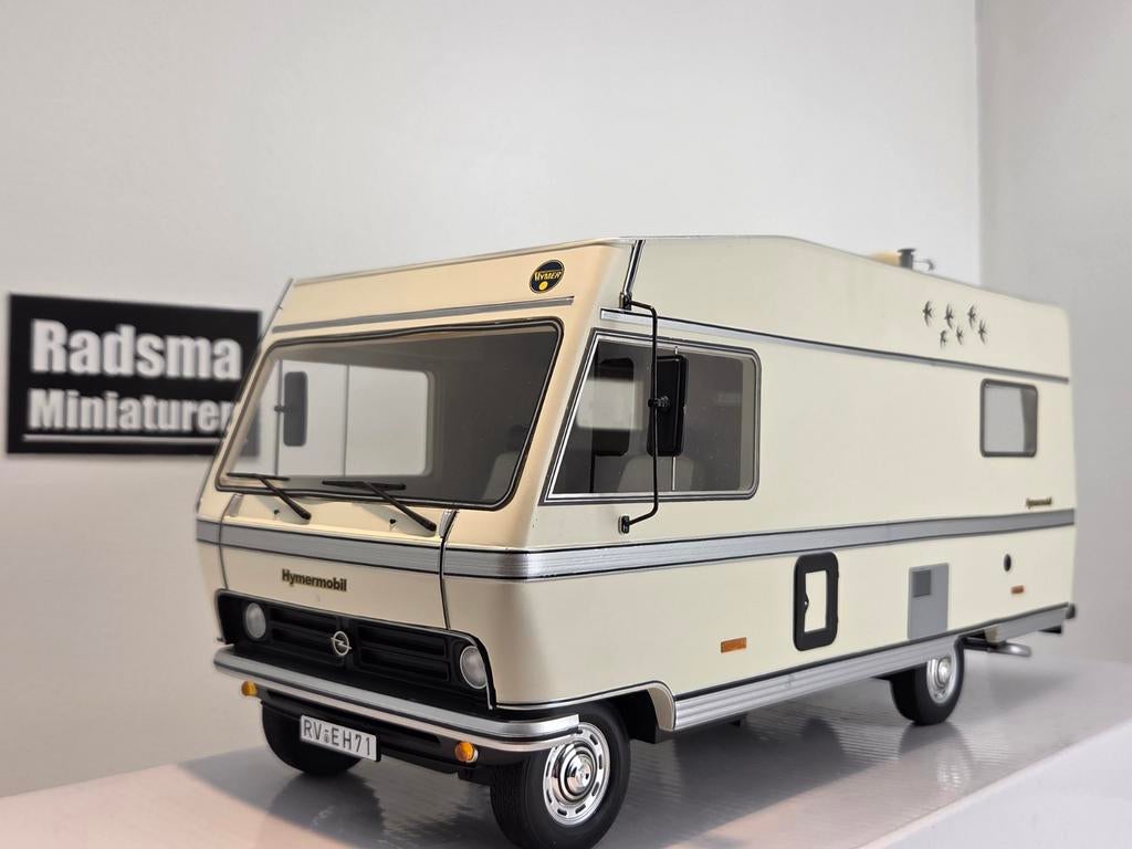 Hymermobil Opel Blitz Camper - 1:18 Schuco, Hobby en Vrije tijd, Modelauto's | 1:18, Zo goed als nieuw, Auto, Ophalen of Verzenden