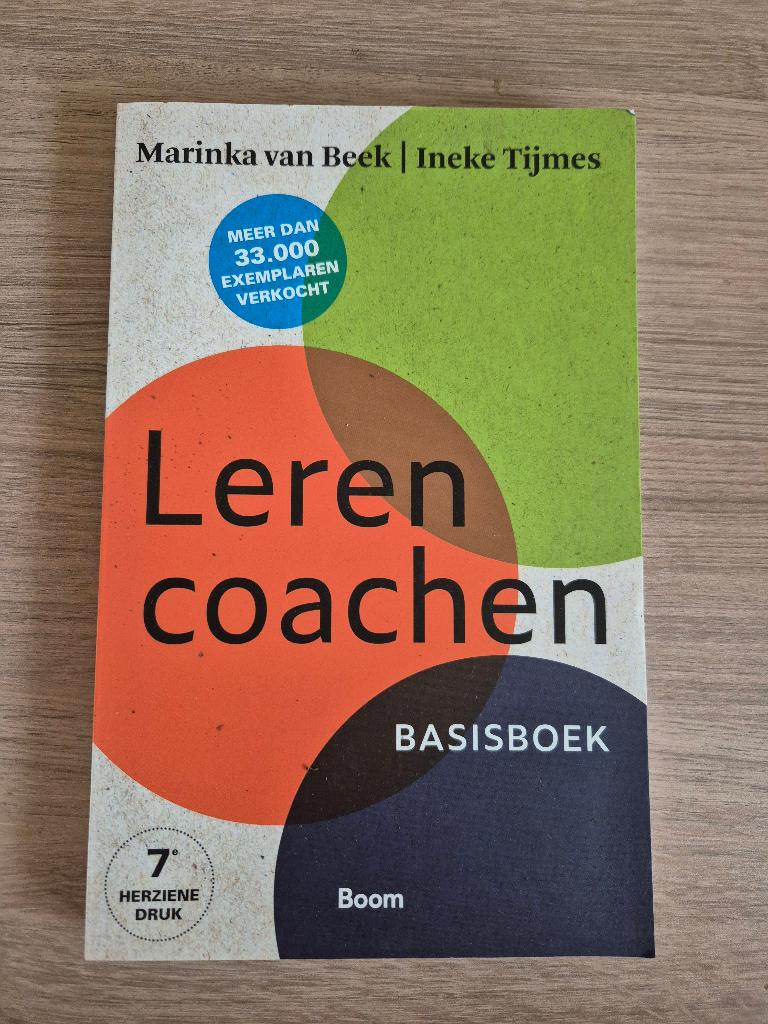 Leren Coachen basisboek, Boeken, Gelezen, HBO, Ophalen of Verzenden, Marinka van beek