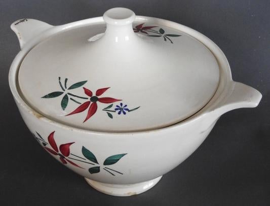 Soepterrine met deksel van California., Ophalen of Verzenden