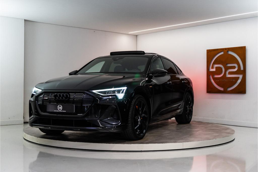 Audi e-tron Sportback 55 Quattro S Edition 95 kWh 408PK | NL, Auto's, Audi, Automaat, Zwart, Zwart, Origineel Nederlands