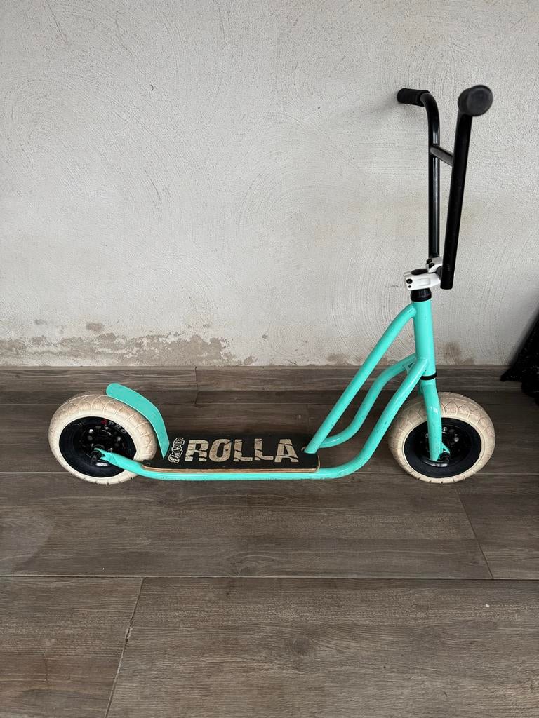 Rolla Step - Stoere Mintgroene Step voor Avontuur, Fietsen en Brommers, Steps, Ophalen of Verzenden, Gebruikt, Gewone step