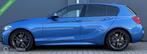 BMW 1-serie M140i xDrive LCI2 Edition Shadow Executive Navi+, Auto's, BMW, Gebruikt, Euro 6, Blauw, 340 pk
