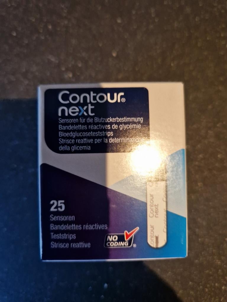 Contour Next Bloedglucoseteststrips - 25 stuks, Ophalen of Verzenden, Nieuw, Overige typen