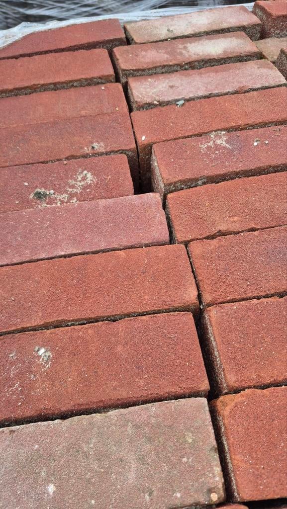 ✅️🧱GEBAKKEN DIKFORMATEN.  ROOD GENUANCEERD, Ophalen of Verzenden, Gebruikt, Composiet