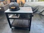 15 inch kamado met grill guru wood tafel, Ophalen of Verzenden, Zo goed als nieuw