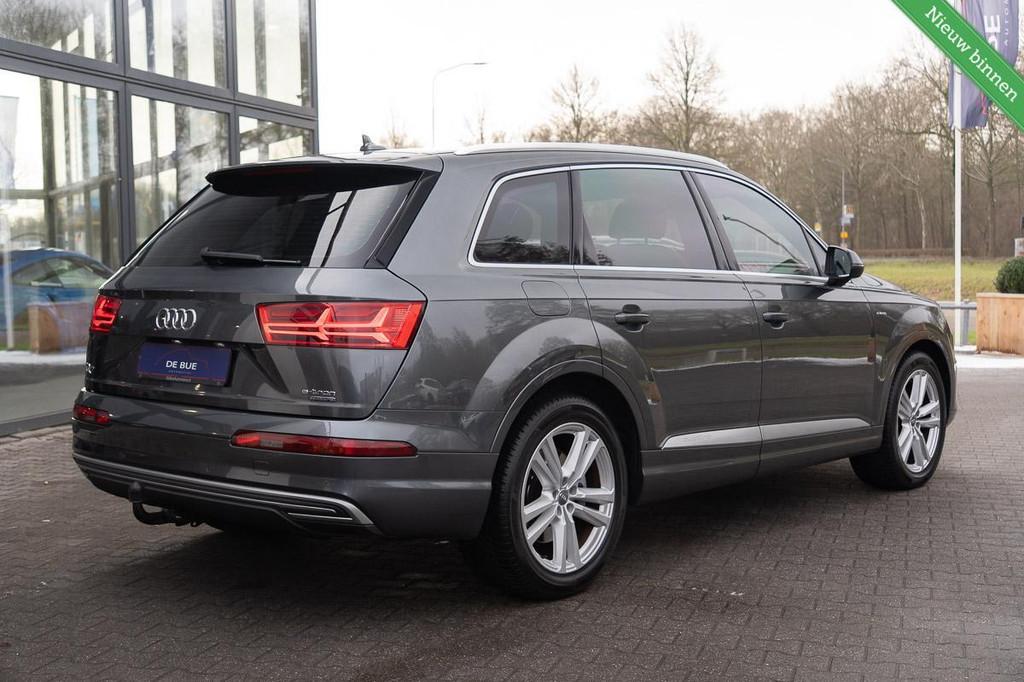 Audi Q7 3.0 TDI e-tron Quattro Sport|S-Line|Org NL NAP|2e Ei, Auto's, Audi, Automaat, Gebruikt, 258 pk, 2420 kg