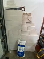 Cellenbeton blokken 60x20x15 met zaag en lijm, Ophalen, Zo goed als nieuw, Beton