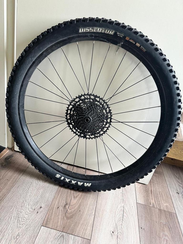 29 inch velgen met maxxis banden, Fietsen en Brommers, Fietsonderdelen, Gebruikt, Wiel, Aluminium, Mountainbike, Ophalen