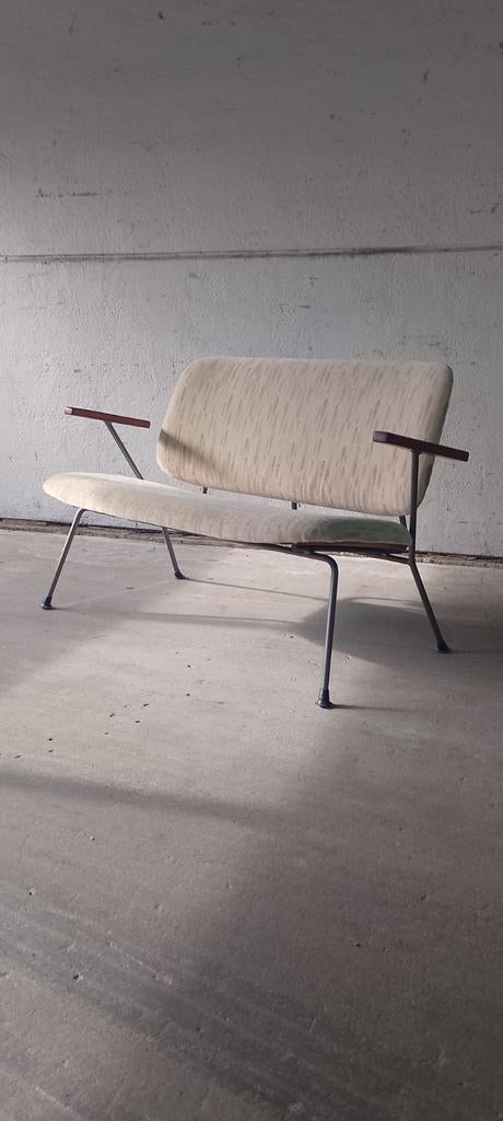 Vintage retro  Design Gijs van der  sluis bankje jaren 50, Ophalen