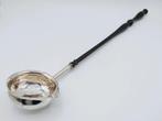 Zilveren punchlepel, houten steel, L Brouwer, Den Haag, 1782, Verzenden, Zilver