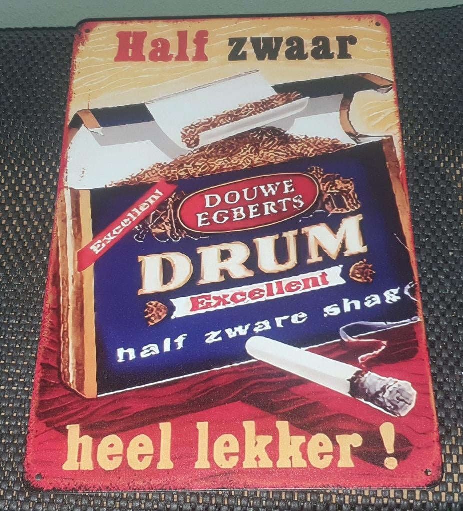 Drum wandbord, Ophalen of Verzenden, Nieuw