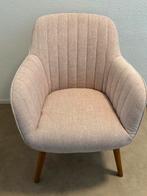 Zo goed als nieuwe roze Kwantum fauteuil, Huis en Inrichting, Ophalen, Zo goed als nieuw, Stof