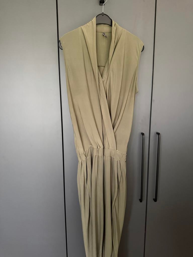 Freequent jumpsuit khaki maat M perfecte staat, Kleding | Dames, Jumpsuits, Ophalen of Verzenden, Zo goed als nieuw, Maat 38/40 (M)